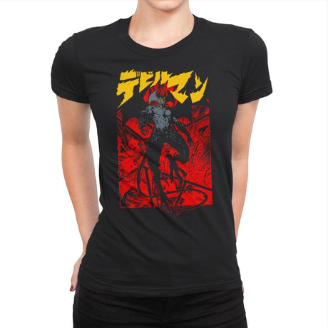 Debiruman - Womens Premium T-Shirts RIPT Apparel Small / Black
