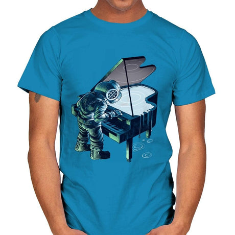 Deepest Music - Mens T-Shirts RIPT Apparel Small / Sapphire