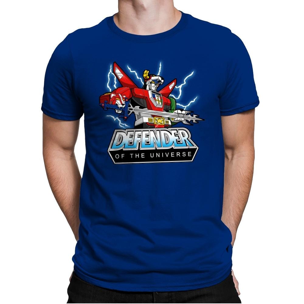 Defender of the Universe - Mens Premium T-Shirts RIPT Apparel Small / Royal