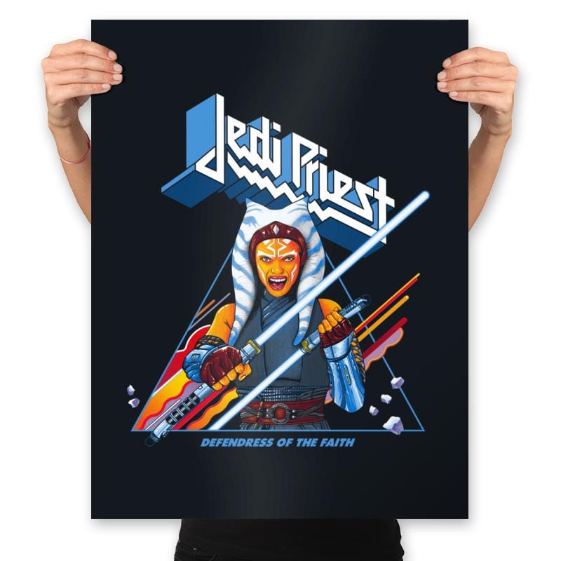 Defendress of the Faith - Prints Posters RIPT Apparel 18x24 / Black