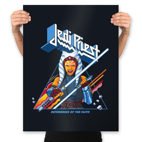 Defendress of the Faith - Prints Posters RIPT Apparel 18x24 / Black