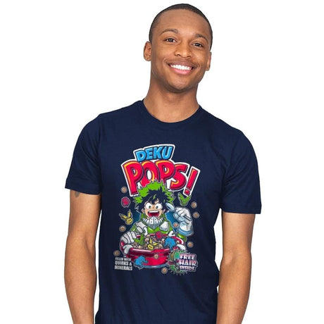 Deku Pops - Mens T-Shirts RIPT Apparel Small / Navy