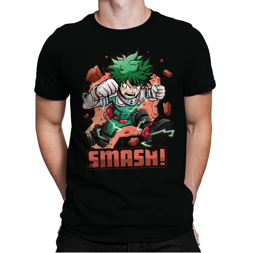Deku Smash - Mens Premium T-Shirts RIPT Apparel Small / Black