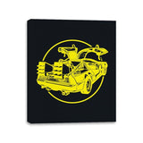 DeLorean - Canvas Wraps Canvas Wraps RIPT Apparel 11x14 / Black