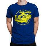 DeLorean - Mens Premium T-Shirts RIPT Apparel Small / Royal