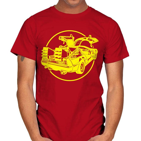 DeLorean - Mens T-Shirts RIPT Apparel Small / Red
