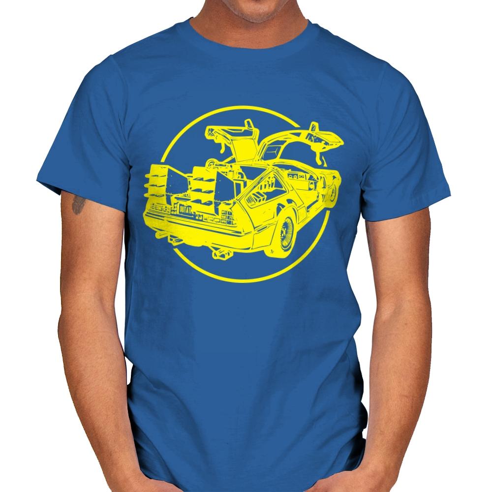 DeLorean - Mens T-Shirts RIPT Apparel Small / Royal