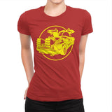 DeLorean - Womens Premium T-Shirts RIPT Apparel Small / Red