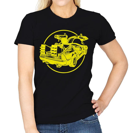 DeLorean - Womens T-Shirts RIPT Apparel Small / Black