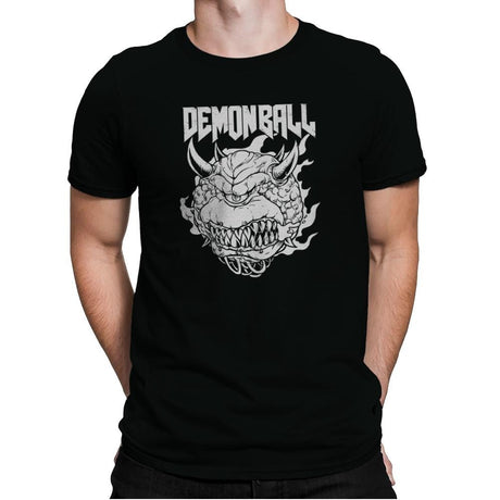 Demon Ball - Mens Premium T-Shirts RIPT Apparel Small / Black