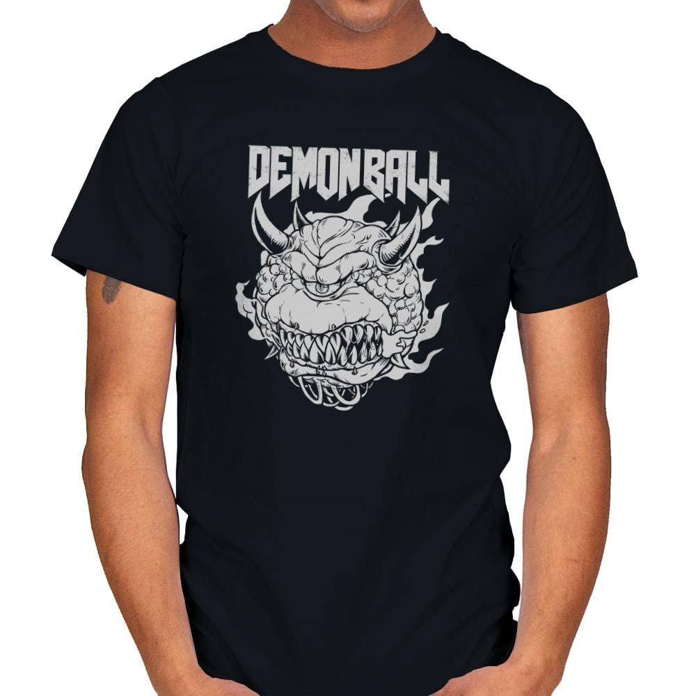 Demon Ball - Mens T-Shirts RIPT Apparel Small / Black