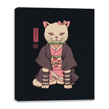 Demon Cat Girl - Canvas Wraps Canvas Wraps RIPT Apparel 16x20 / Black