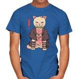 Demon Cat Girl - Mens T-Shirts RIPT Apparel Small / Royal