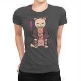 Demon Cat Girl - Womens Premium T-Shirts RIPT Apparel Small / Heavy Metal