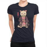 Demon Cat Girl - Womens Premium T-Shirts RIPT Apparel Small / Midnight Navy