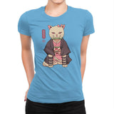 Demon Cat Girl - Womens Premium T-Shirts RIPT Apparel Small / Turquoise