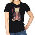 Demon Cat Girl - Womens T-Shirts RIPT Apparel Small / Black