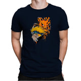 Demon Fox - Graffitees - Mens Premium T-Shirts RIPT Apparel Small / Midnight Navy
