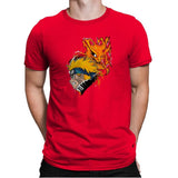 Demon Fox - Graffitees - Mens Premium T-Shirts RIPT Apparel Small / Red