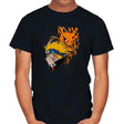 Demon Fox - Graffitees - Mens T-Shirts RIPT Apparel Small / Black