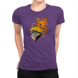 Demon Fox - Graffitees - Womens Premium T-Shirts RIPT Apparel Small / Purple Rush