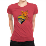Demon Fox - Graffitees - Womens Premium T-Shirts RIPT Apparel Small / Red