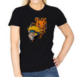 Demon Fox - Graffitees - Womens T-Shirts RIPT Apparel Small / Black