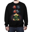 Demon Fusion - Crew Neck Sweatshirt Crew Neck Sweatshirt RIPT Apparel Small / Black