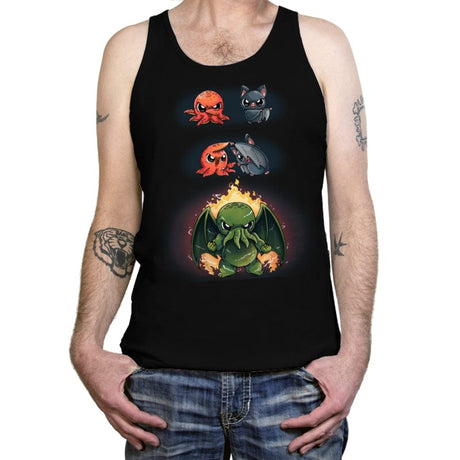 Demon Fusion - Tanktop Tanktop RIPT Apparel X-Small / Black