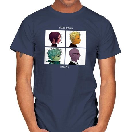 Demon Lord Days Exclusive - Anime History Lesson - Mens T-Shirts RIPT Apparel Small / Navy