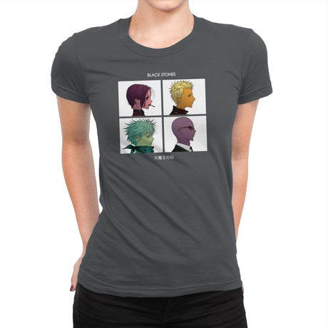 Demon Lord Days Exclusive - Anime History Lesson - Womens Premium T-Shirts RIPT Apparel Small / Heavy Metal