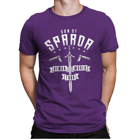 Demon World Tour - Mens Premium T-Shirts RIPT Apparel Small / Purple Rush