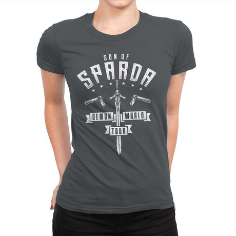 Demon World Tour - Womens Premium T-Shirts RIPT Apparel Small / Heavy Metal