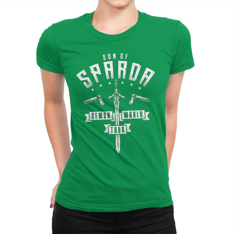 Demon World Tour - Womens Premium T-Shirts RIPT Apparel Small / Kelly Green