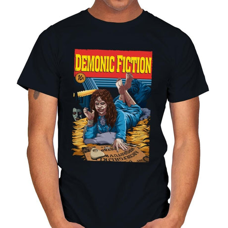 Demonic Fiction - Mens T-Shirts RIPT Apparel Small / Black