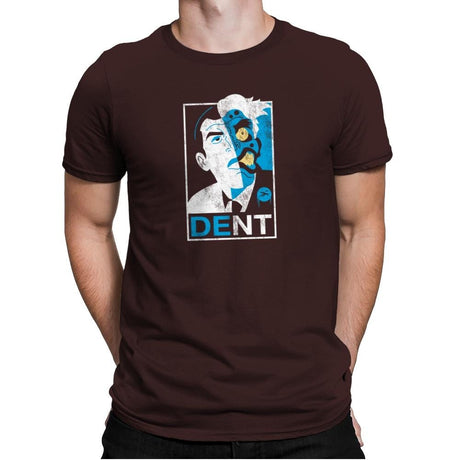 Dent Exclusive - Mens Premium T-Shirts RIPT Apparel Small / Dark Chocolate