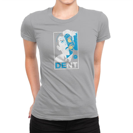 Dent Exclusive - Womens Premium T-Shirts RIPT Apparel Small / Heather Grey