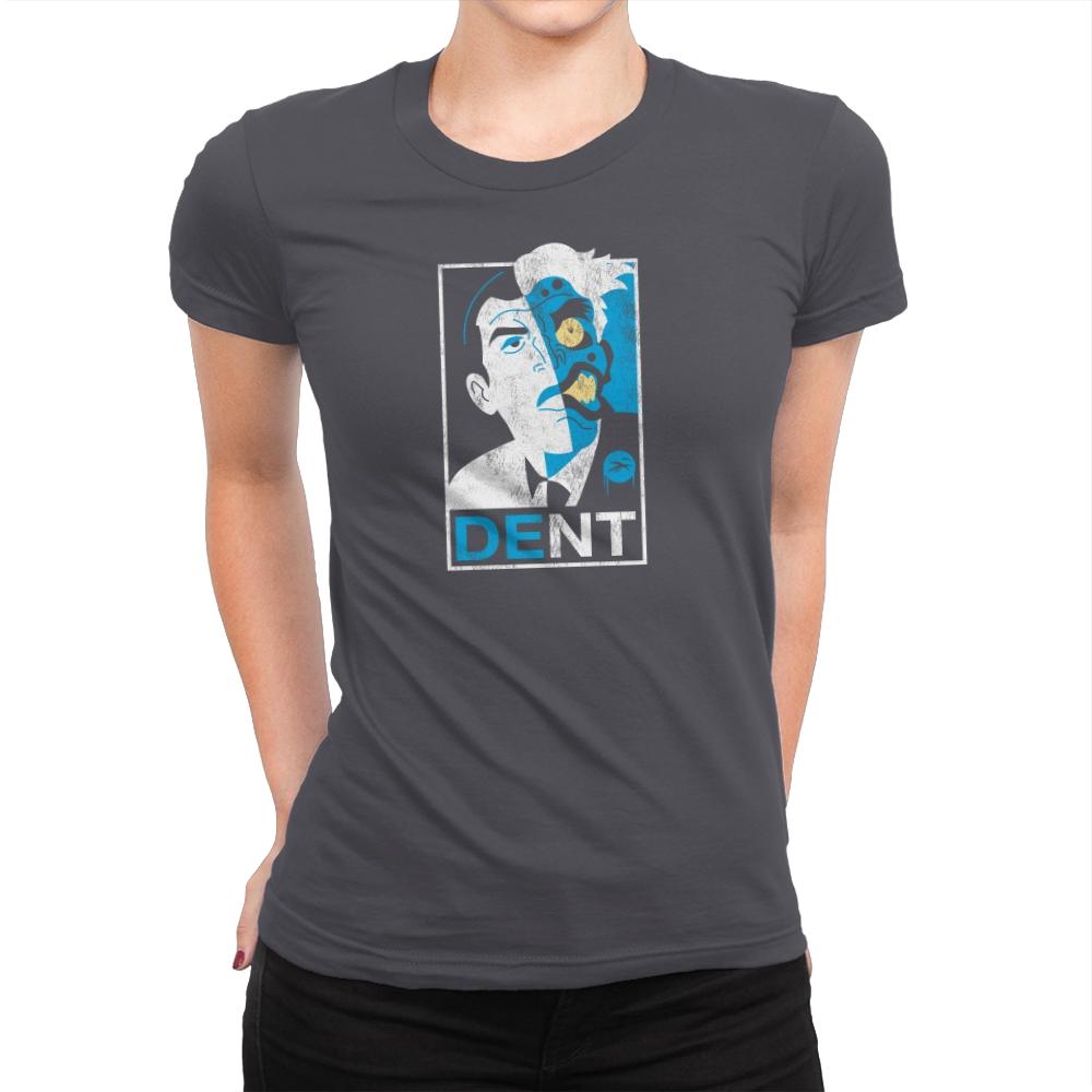 Dent Exclusive - Womens Premium T-Shirts RIPT Apparel Small / Heavy Metal
