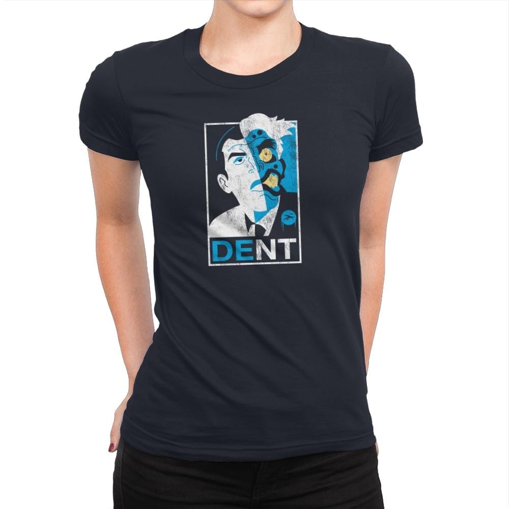Dent Exclusive - Womens Premium T-Shirts RIPT Apparel Small / Midnight Navy