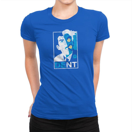 Dent Exclusive - Womens Premium T-Shirts RIPT Apparel Small / Royal