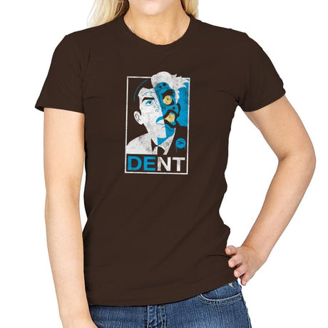 Dent Exclusive - Womens T-Shirts RIPT Apparel Small / Dark Chocolate