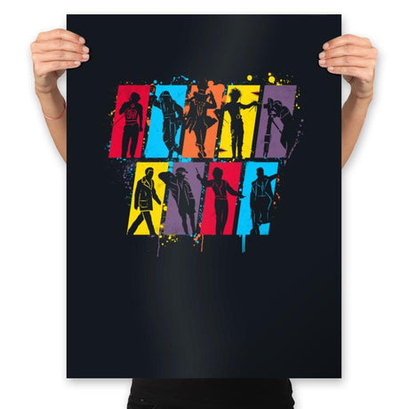 Depp Multiverse - Prints Posters RIPT Apparel 18x24 / Black