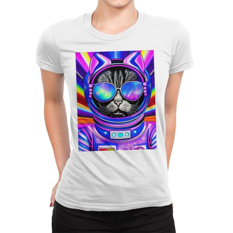 Derrick Miles - Womens Premium T-Shirts RIPT Apparel Small / White