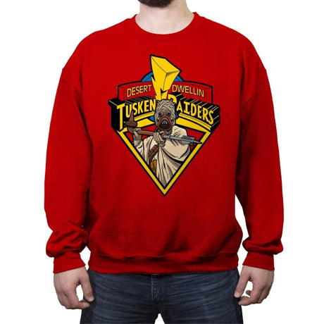 Desert Rangers - Crew Neck Sweatshirt Crew Neck Sweatshirt RIPT Apparel Small / Red