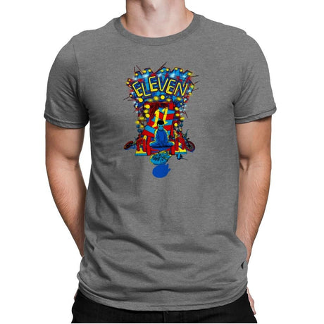Designated No.11 Exclusive - Anime History Lesson - Mens Premium T-Shirts RIPT Apparel Small / Heather Grey