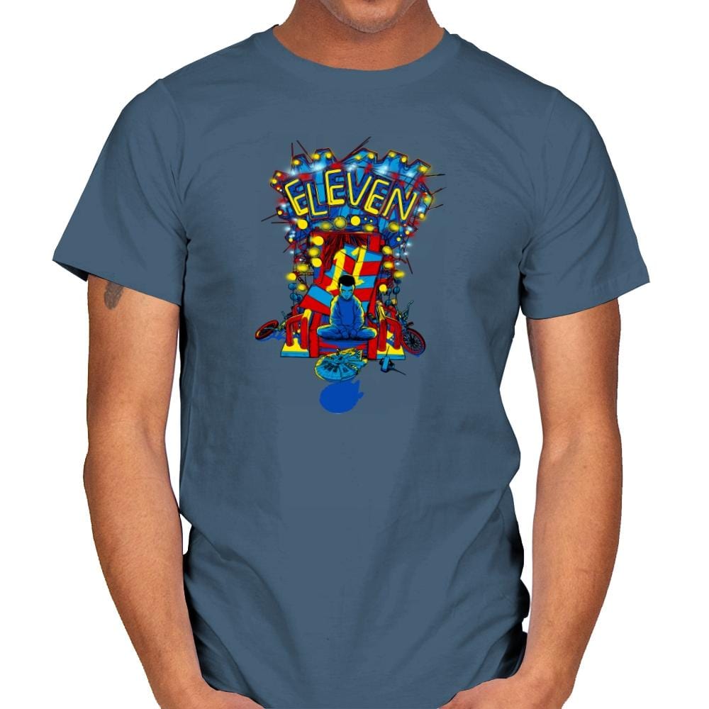 Designated No.11 Exclusive - Anime History Lesson - Mens T-Shirts RIPT Apparel Small / Indigo Blue