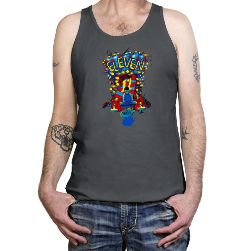 Designated No.11 Exclusive - Anime History Lesson - Tanktop Tanktop RIPT Apparel X-Small / Asphalt