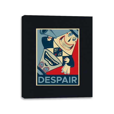 Despair - Canvas Wraps Canvas Wraps RIPT Apparel 11x14 / Black