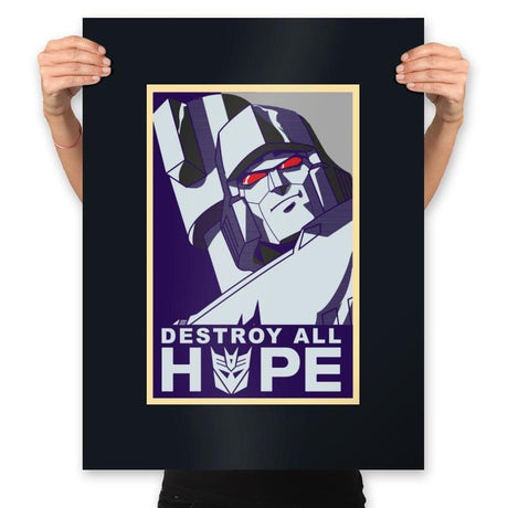 Destroy All Hope - Prints Posters RIPT Apparel 18x24 / Black