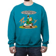 Destructo Sword - Crew Neck Sweatshirt Crew Neck Sweatshirt RIPT Apparel Small / Antique Sapphire
